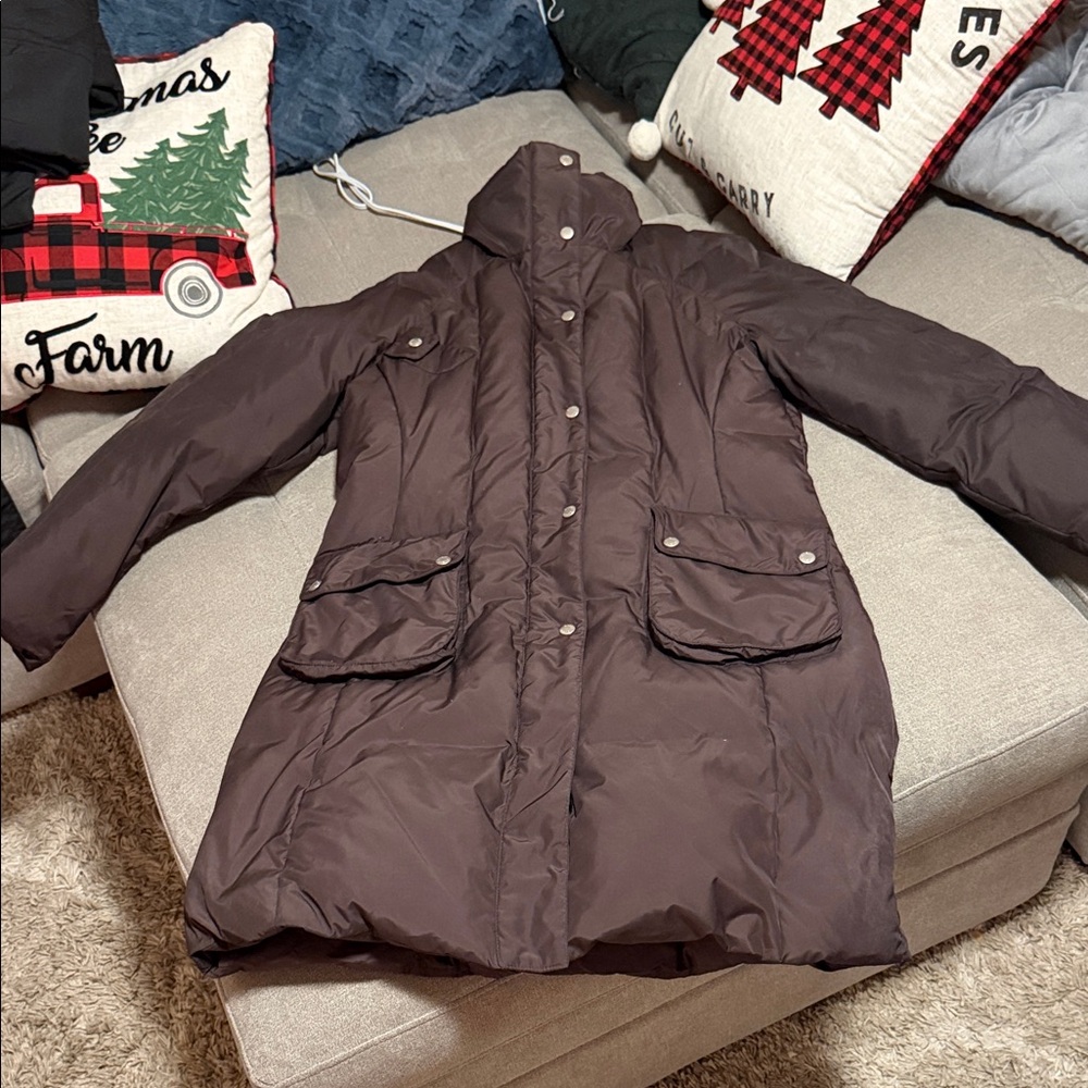 Guess Brown Puffer Coat